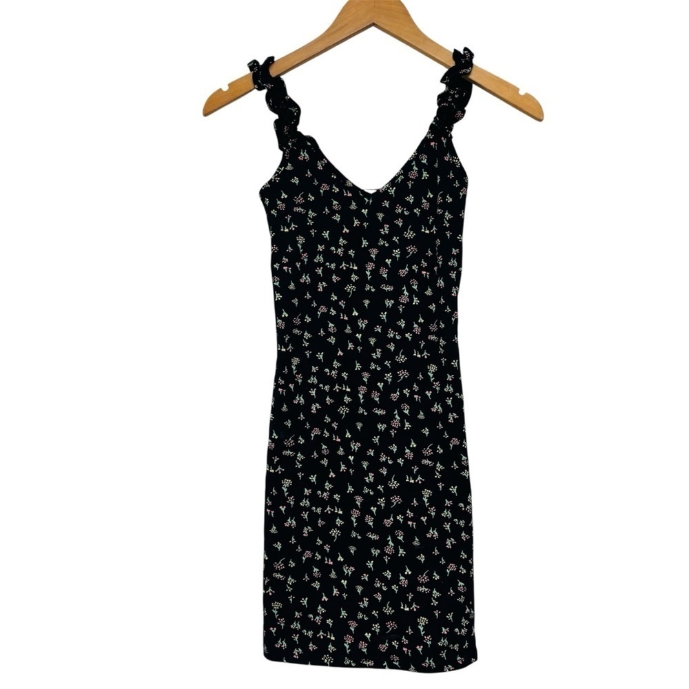 Miss Selfridge Floral Ruffle Strap Dress.